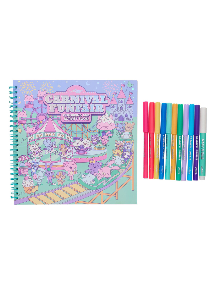 caja de libros con juego de actividades
