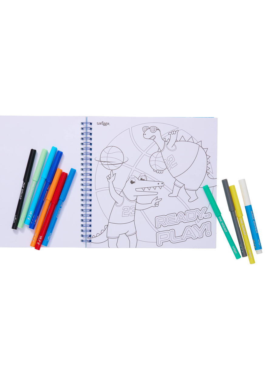 caja de libros con juego de actividades