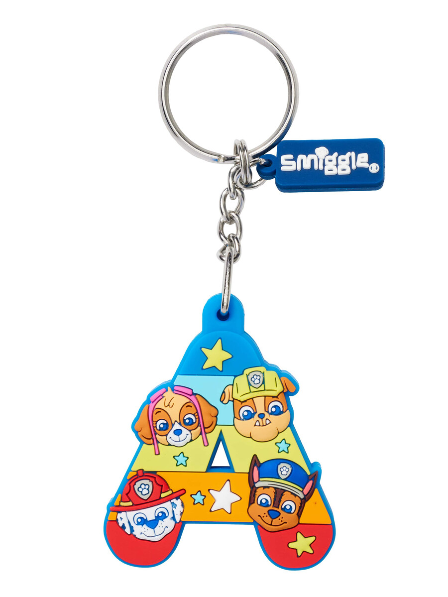 llavero perfumado con el alfabeto de paw patrol