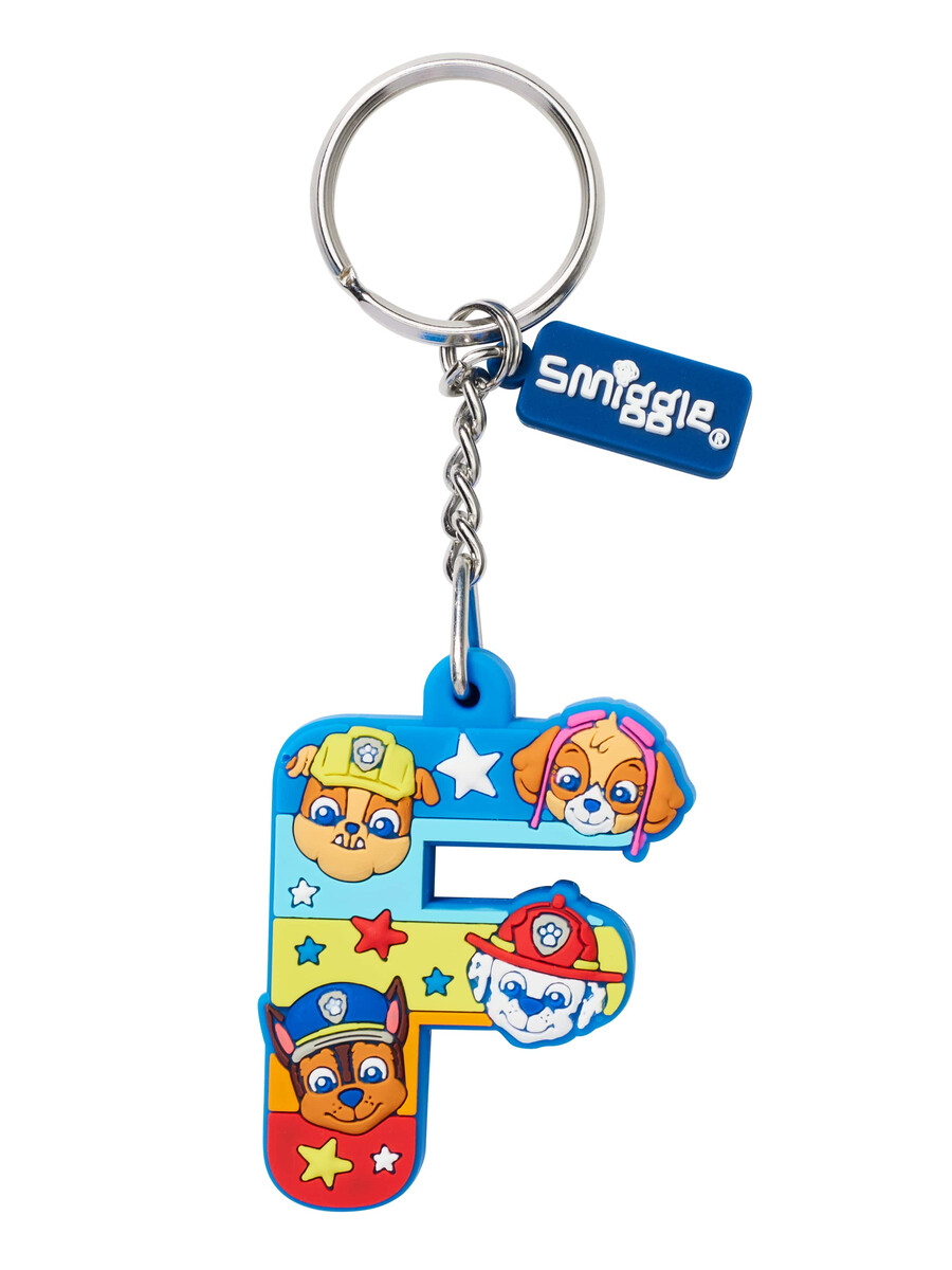 llavero perfumado con el alfabeto de paw patrol