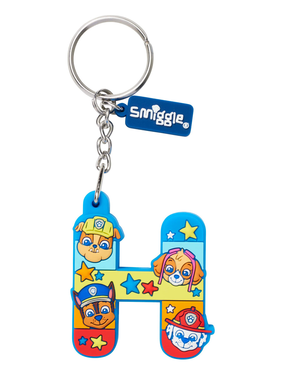 llavero perfumado con el alfabeto de paw patrol