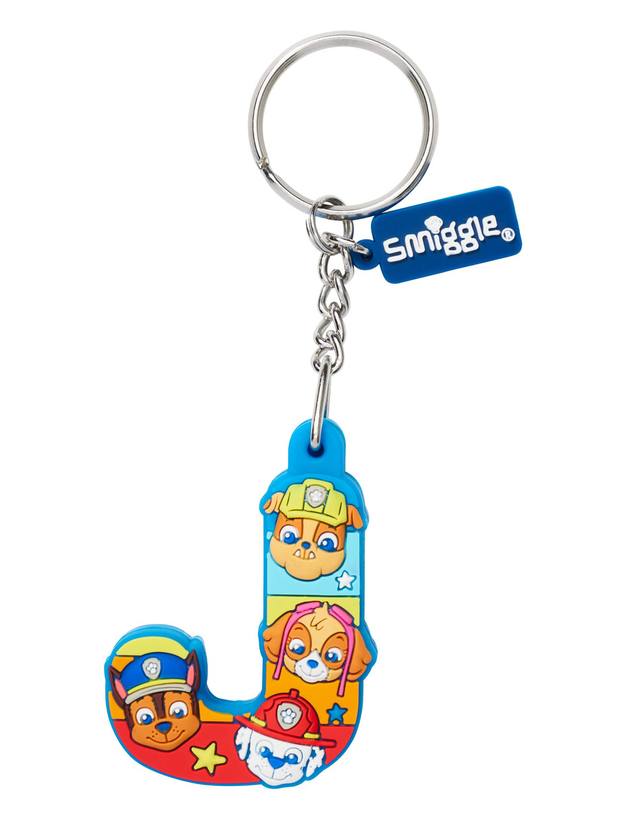 llavero perfumado con el alfabeto de paw patrol