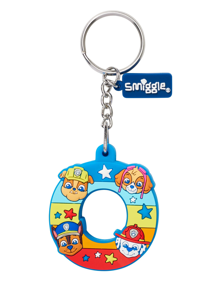 llavero perfumado con el alfabeto de paw patrol