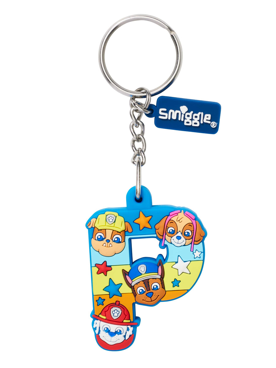 llavero perfumado con el alfabeto de paw patrol