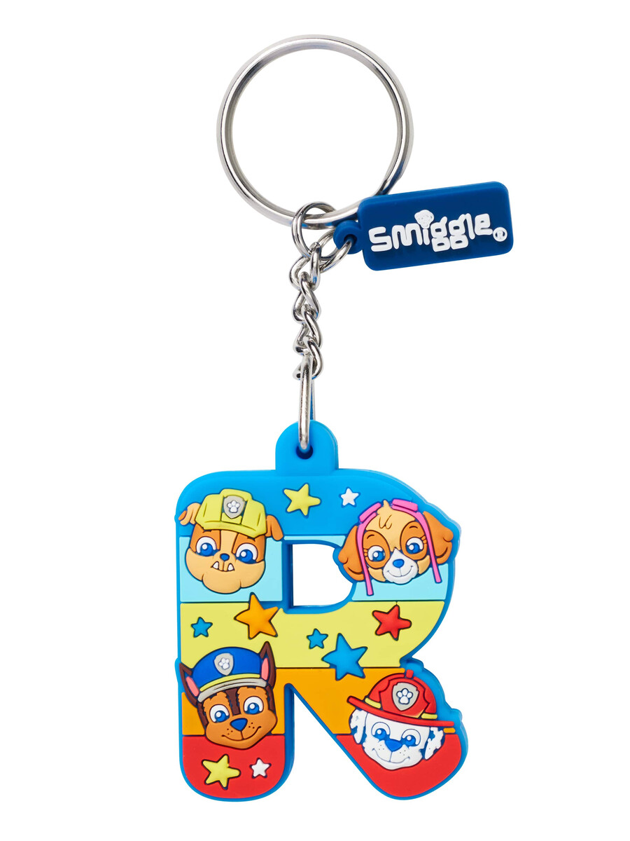 llavero perfumado con el alfabeto de paw patrol