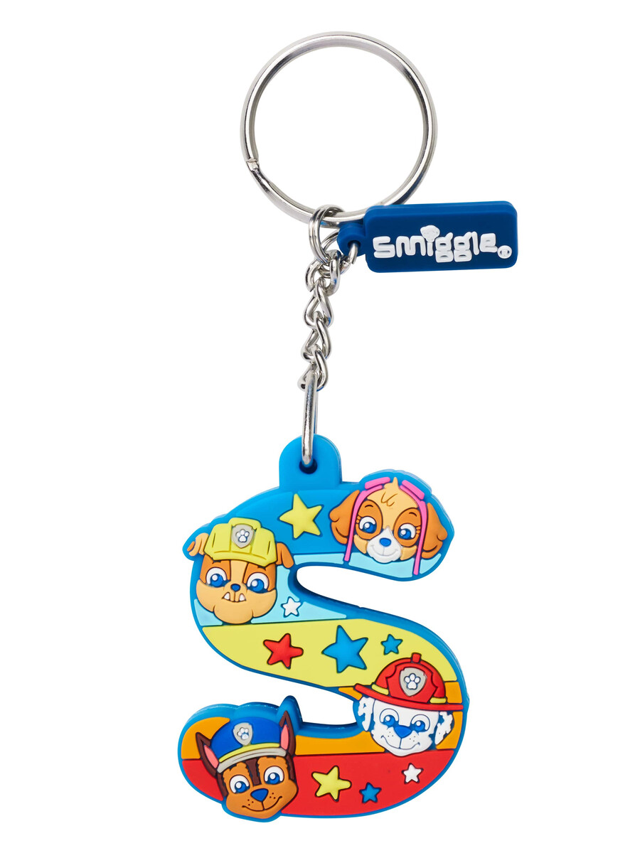 llavero perfumado con el alfabeto de paw patrol