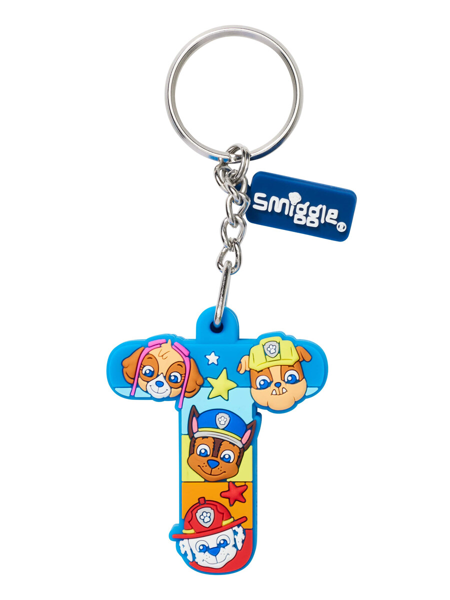 llavero perfumado con el alfabeto de paw patrol