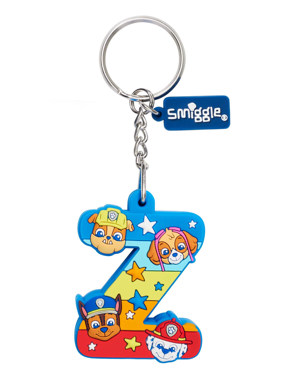 llavero perfumado con el alfabeto de paw patrol