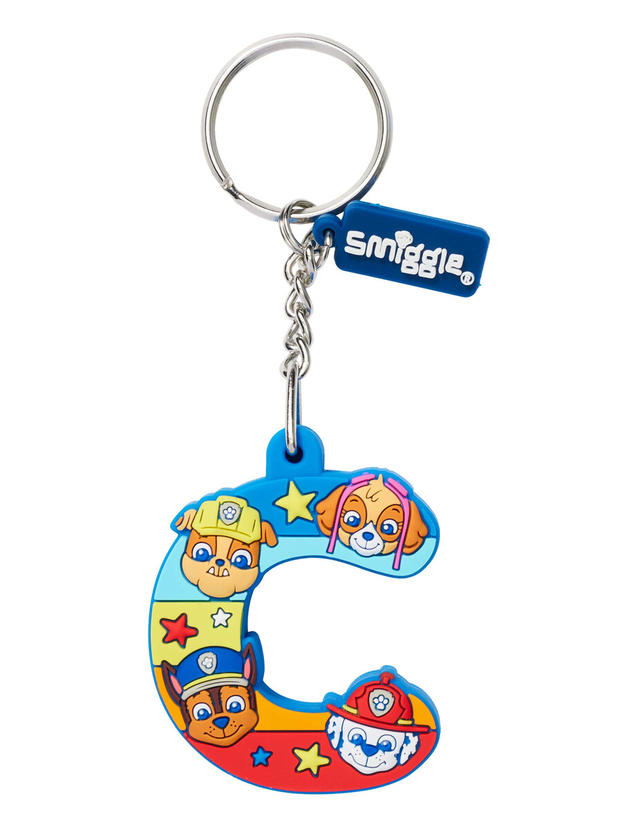 llavero perfumado con el alfabeto de paw patrol