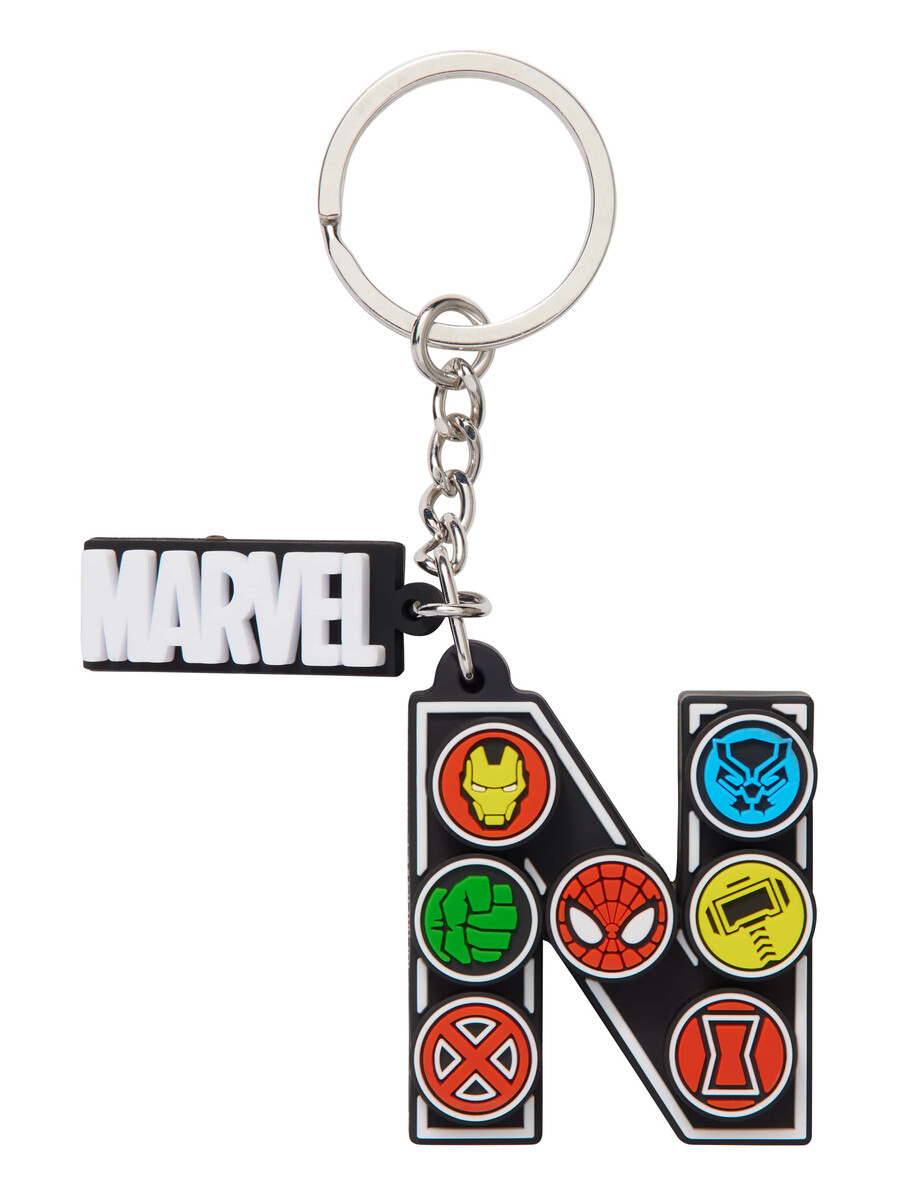llavero del alfabeto de marvel