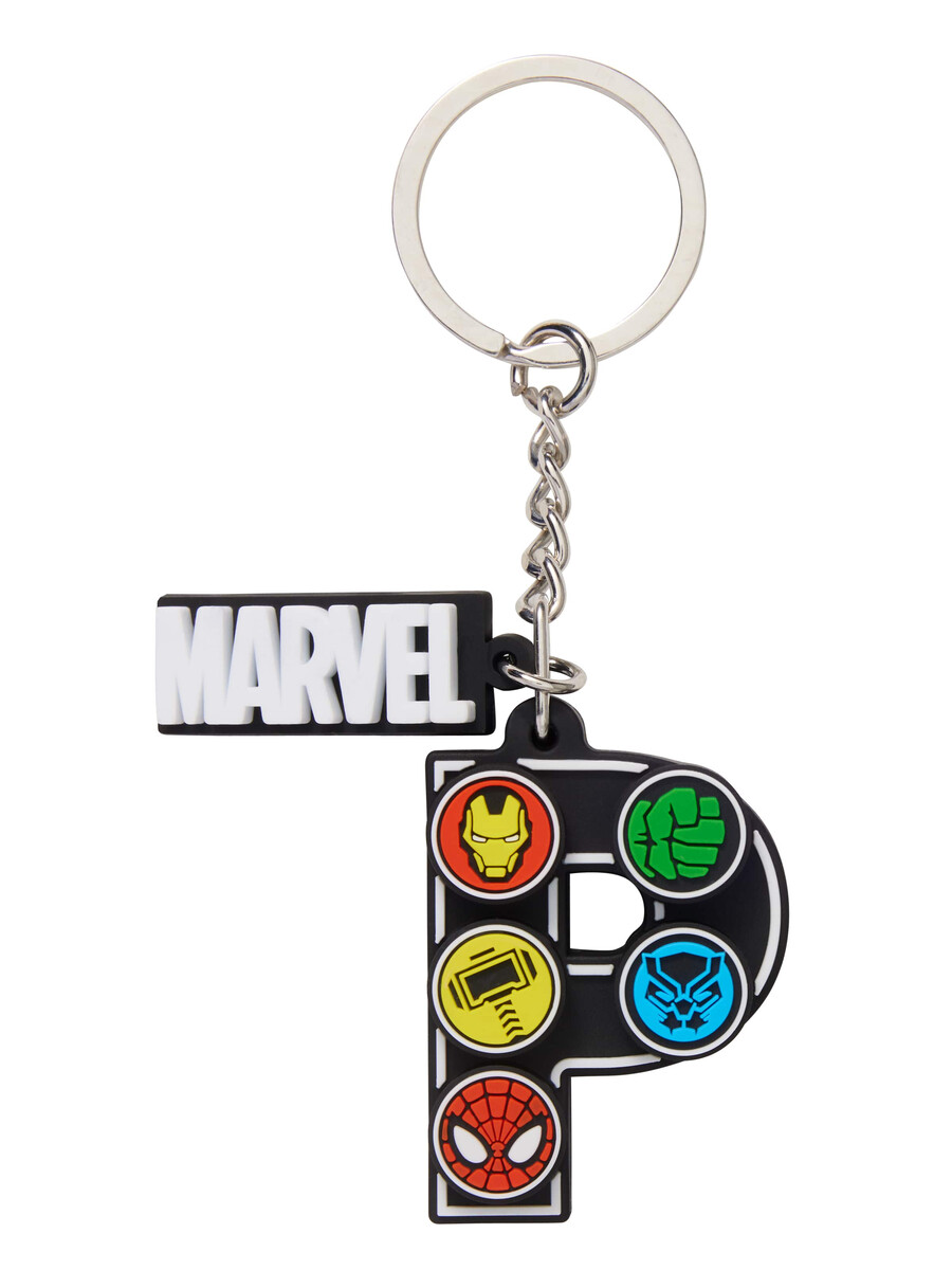llavero del alfabeto de marvel
