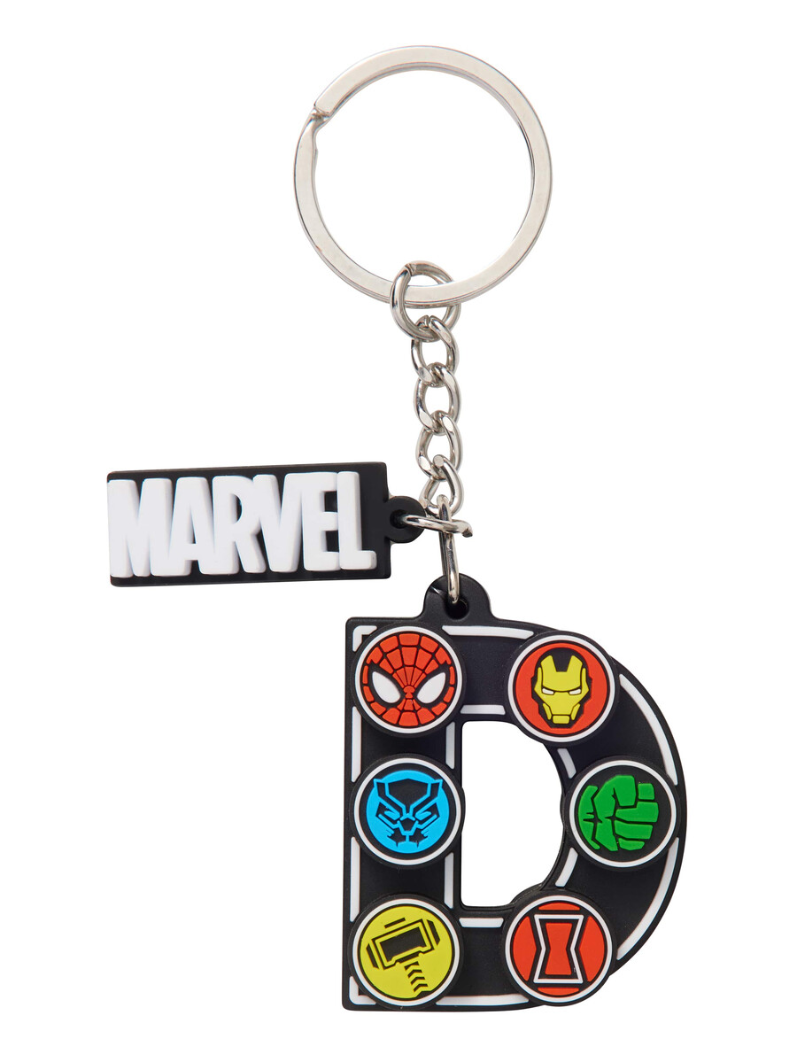 llavero del alfabeto de marvel