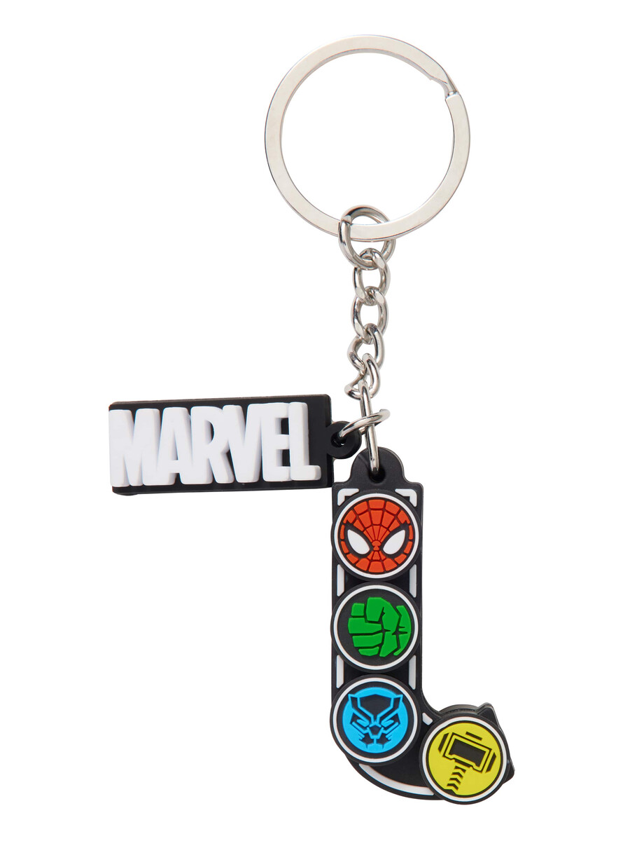 llavero del alfabeto de marvel