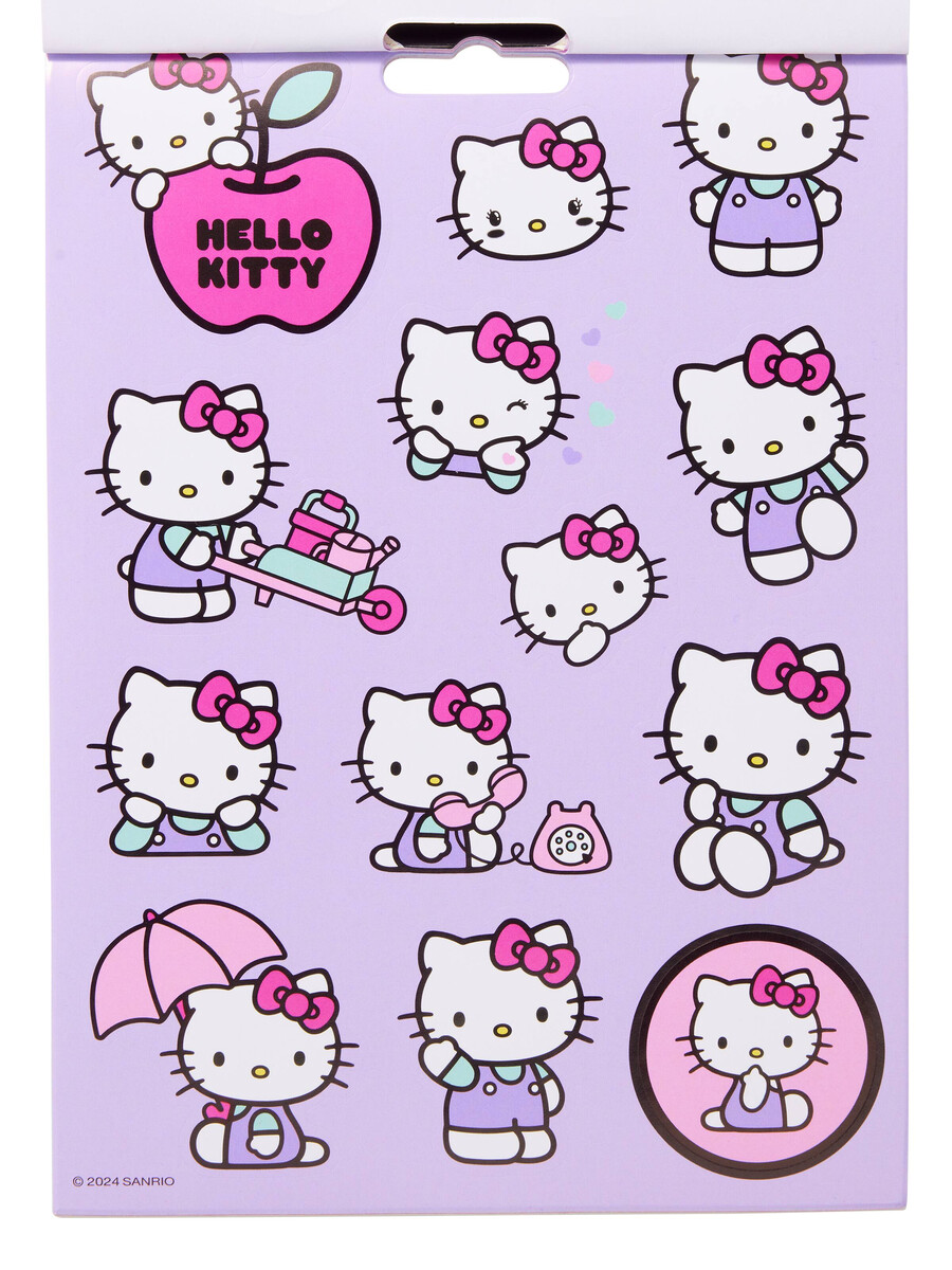 libro de pegatinas de hello kitty
