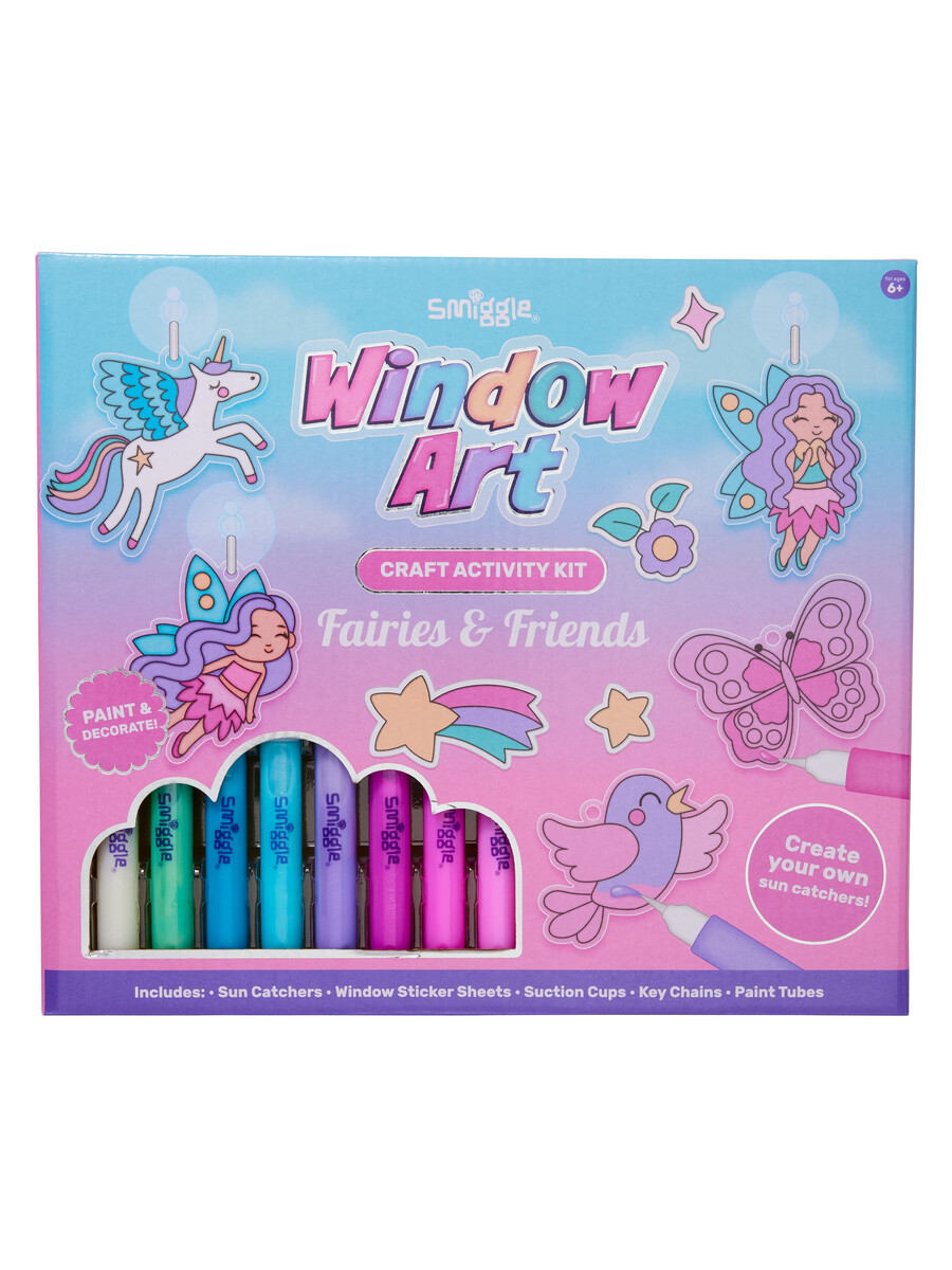 kit de regalo para actividades de manualidades con arte para ventanas