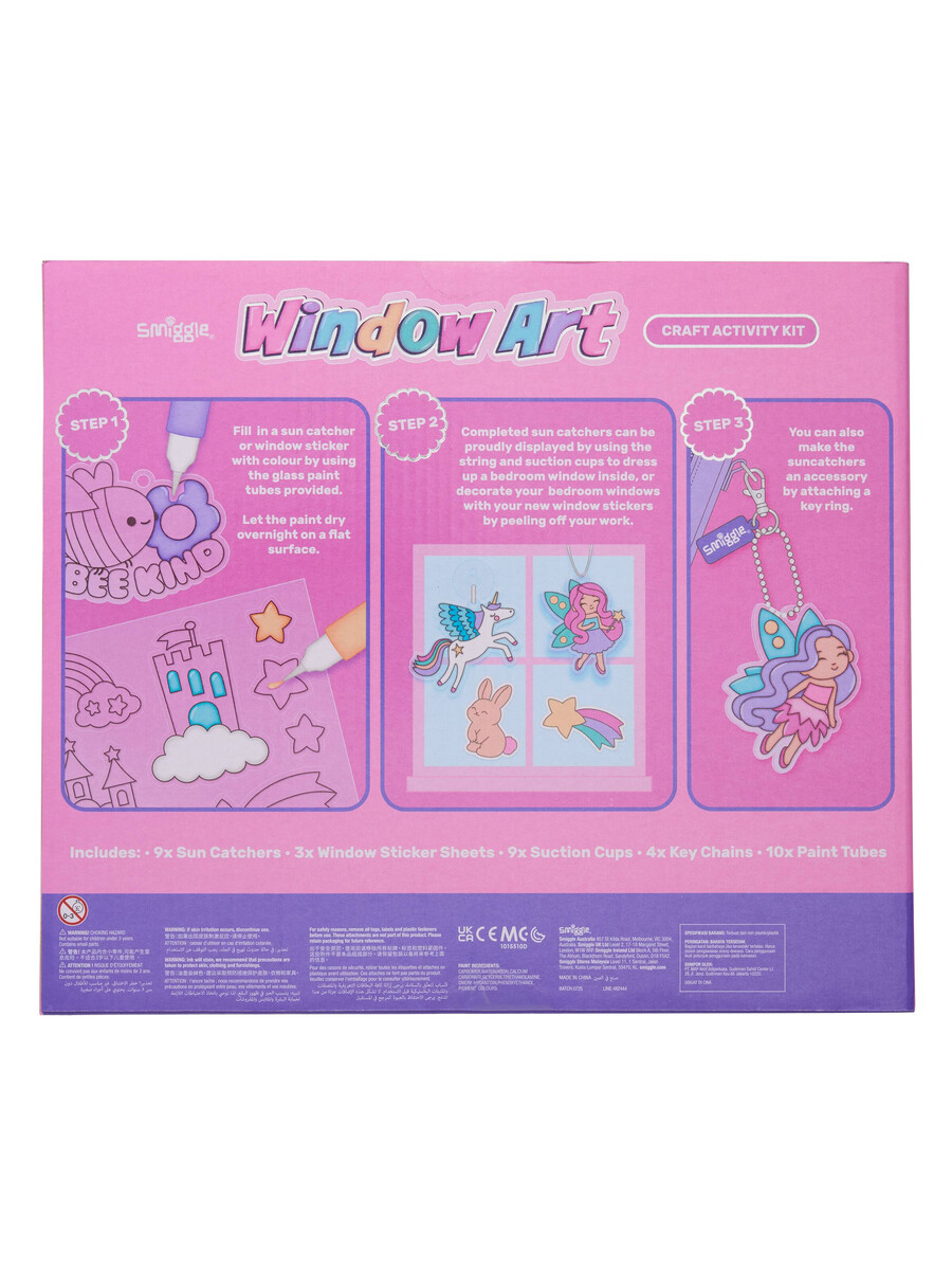 kit de regalo para actividades de manualidades con arte para ventanas