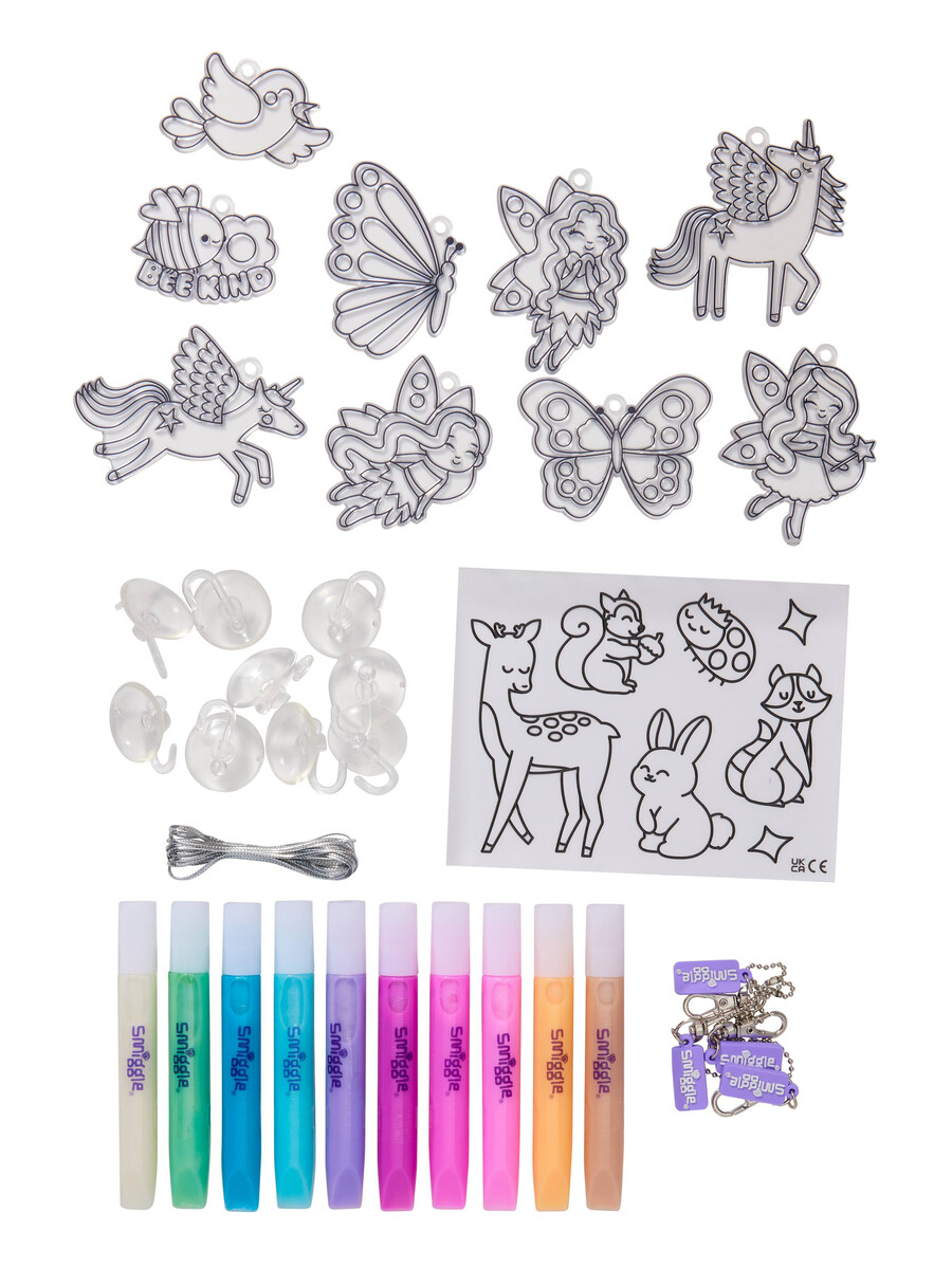 kit de regalo para actividades de manualidades con arte para ventanas