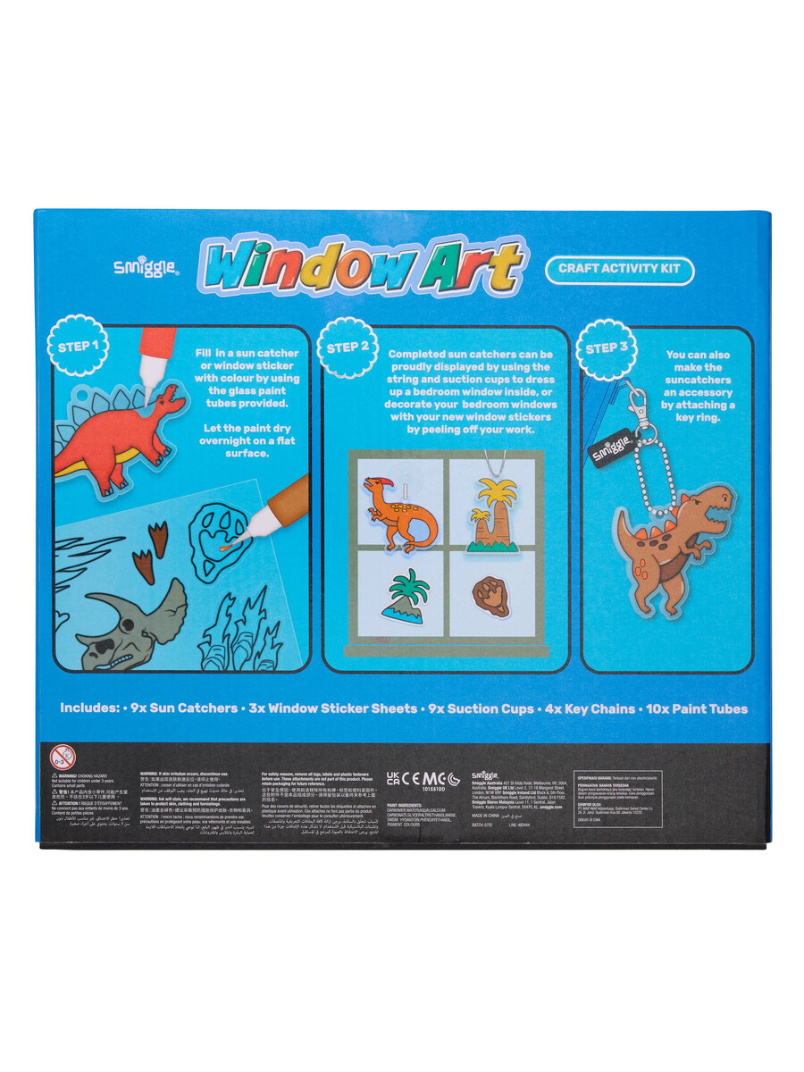 kit de regalo para actividades de manualidades con arte para ventanas
