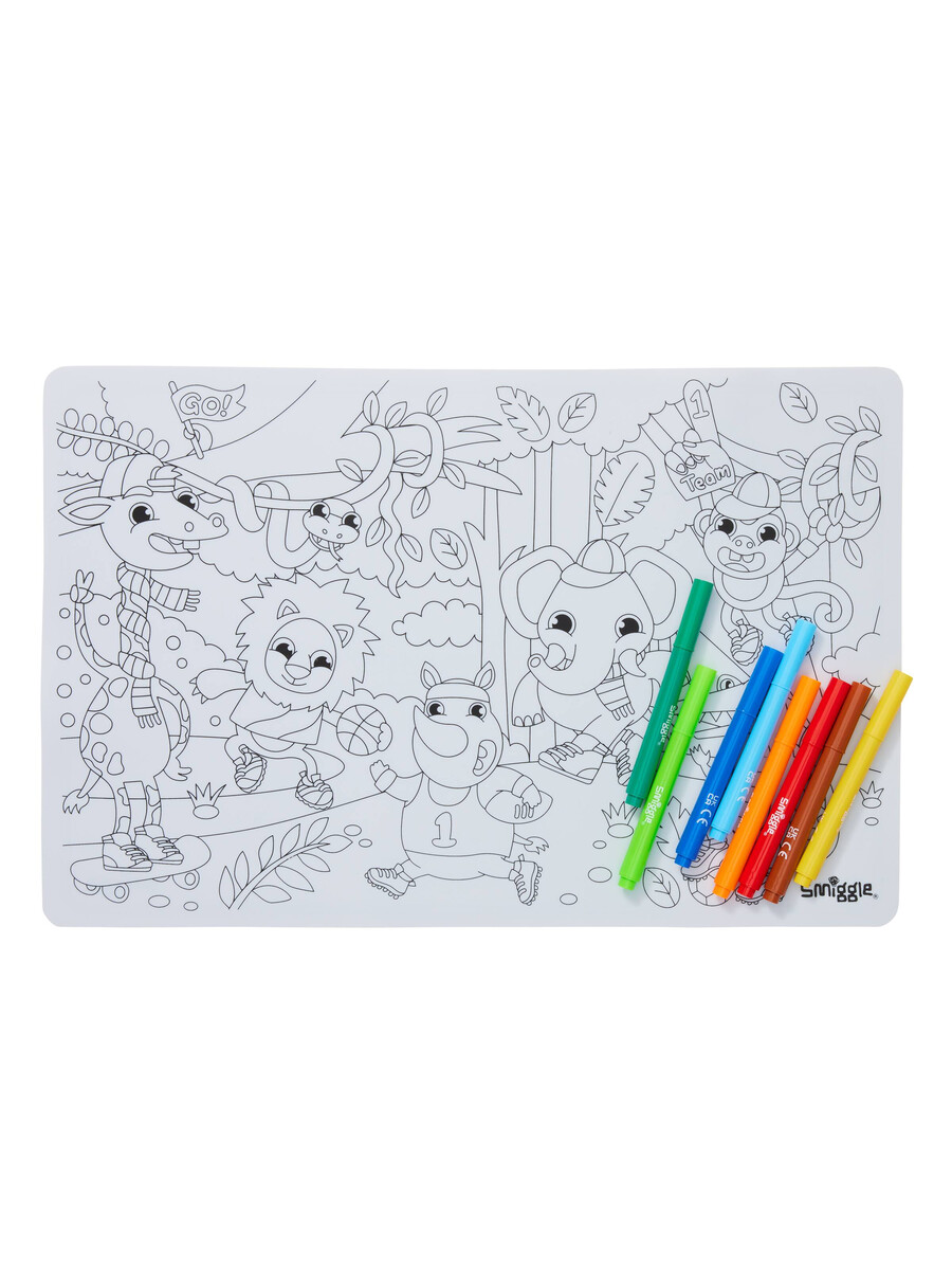 tapete reutilizable para colorear y dibujar