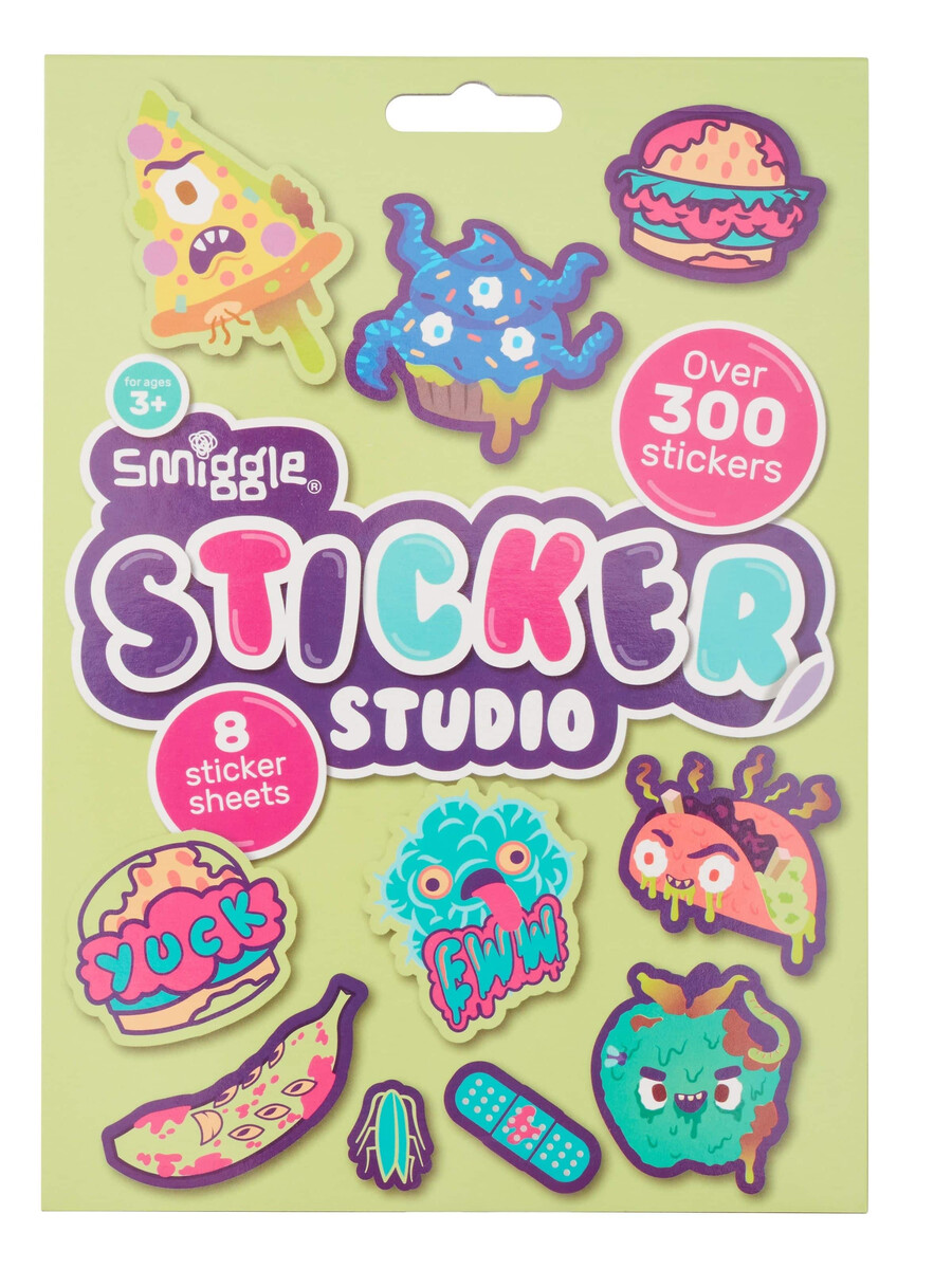 libro de pegatinas del estudio