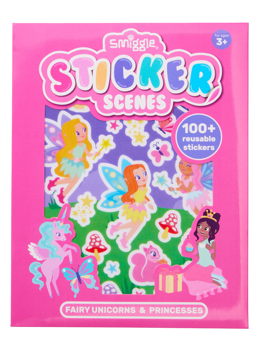 libro de pegatinas de escenas de juego