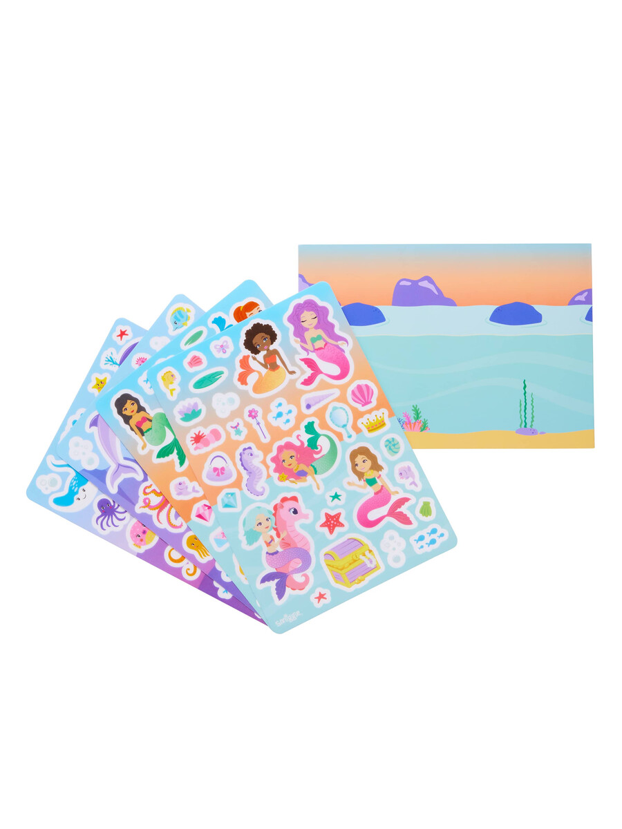 libro de pegatinas de escenas de juego