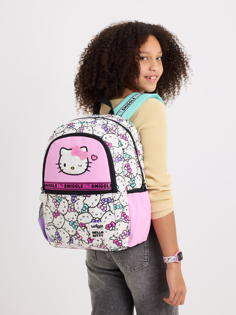 mochila clásica de hello kitty