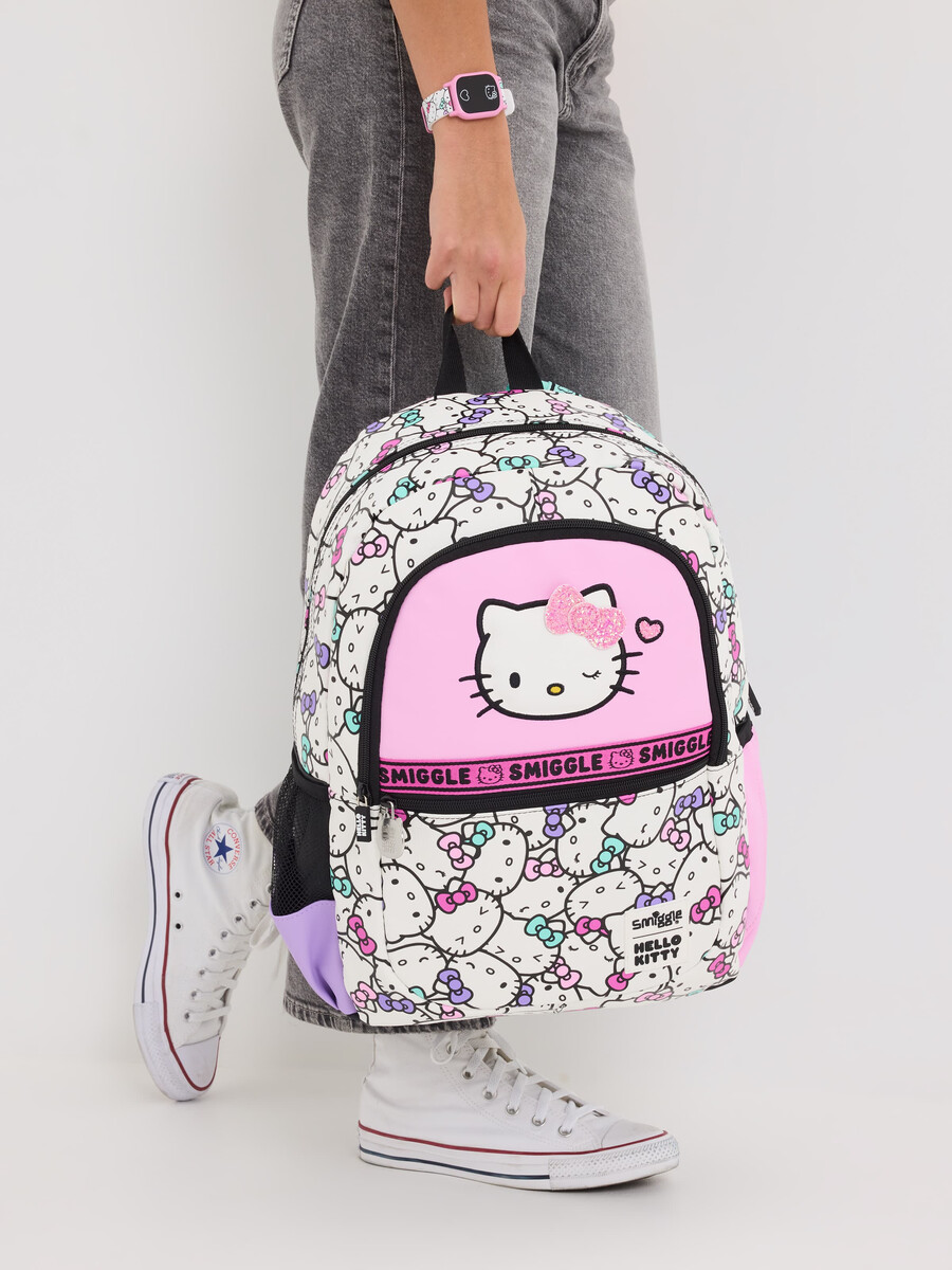 mochila clásica de hello kitty