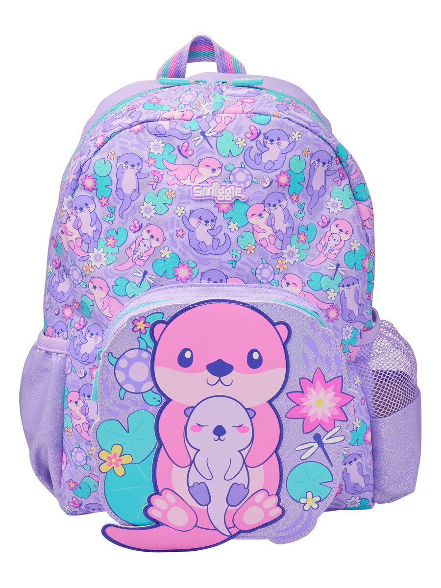 mochila con capucha de personajes juveniles de out about