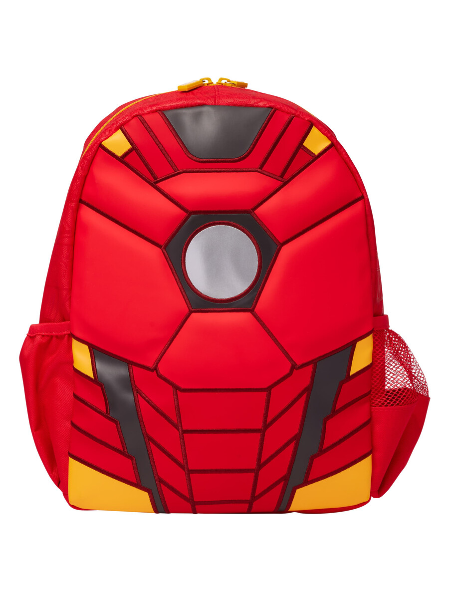 mochila con capucha marvel iron man junior