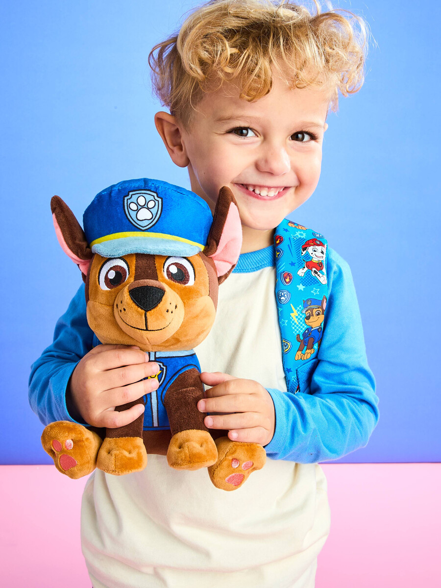 mochila diminuta de paw patrol con peluche desmontable