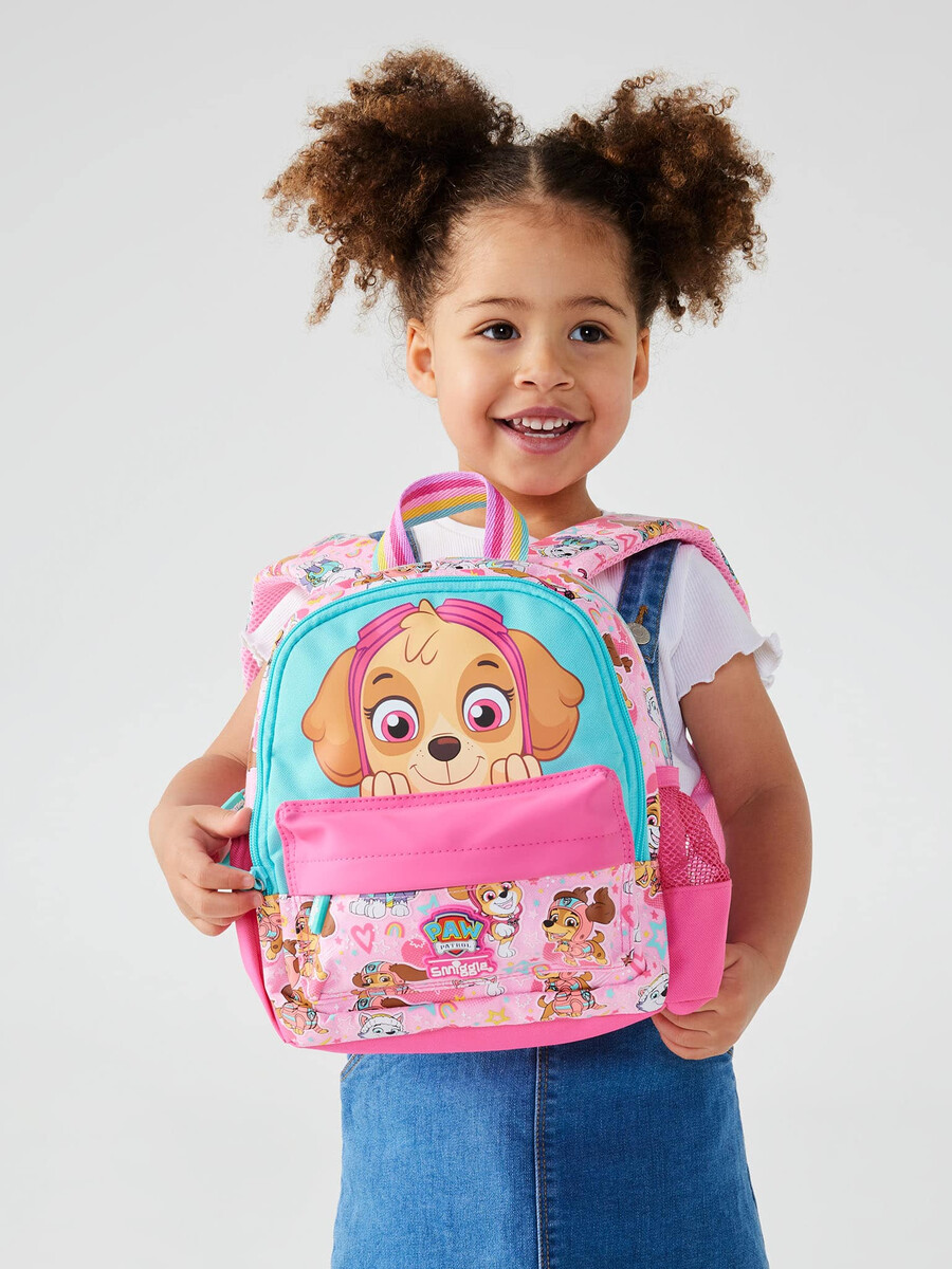 mochila de personajes diminutos de paw patrol