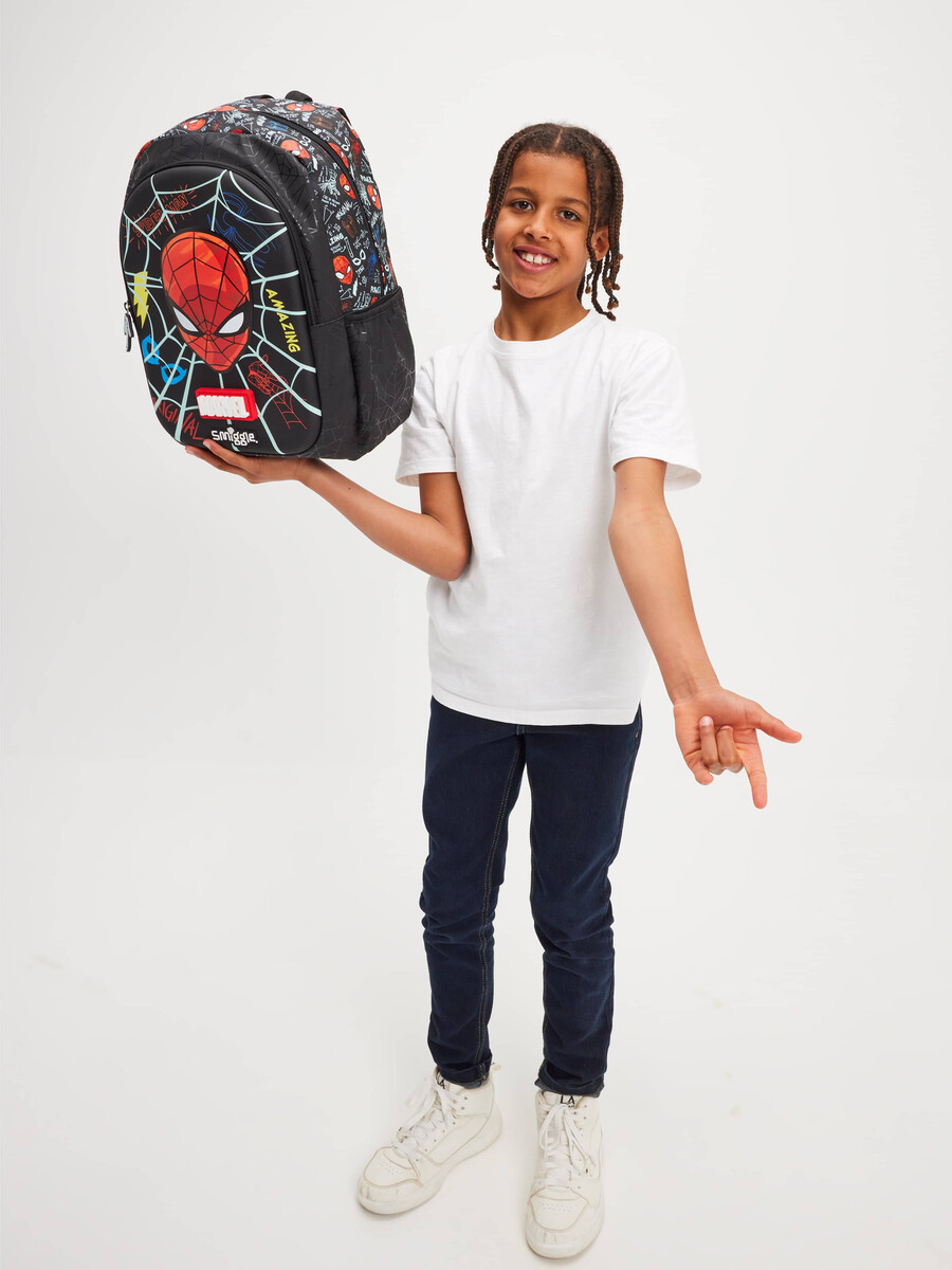 mochila clásica de spider-man