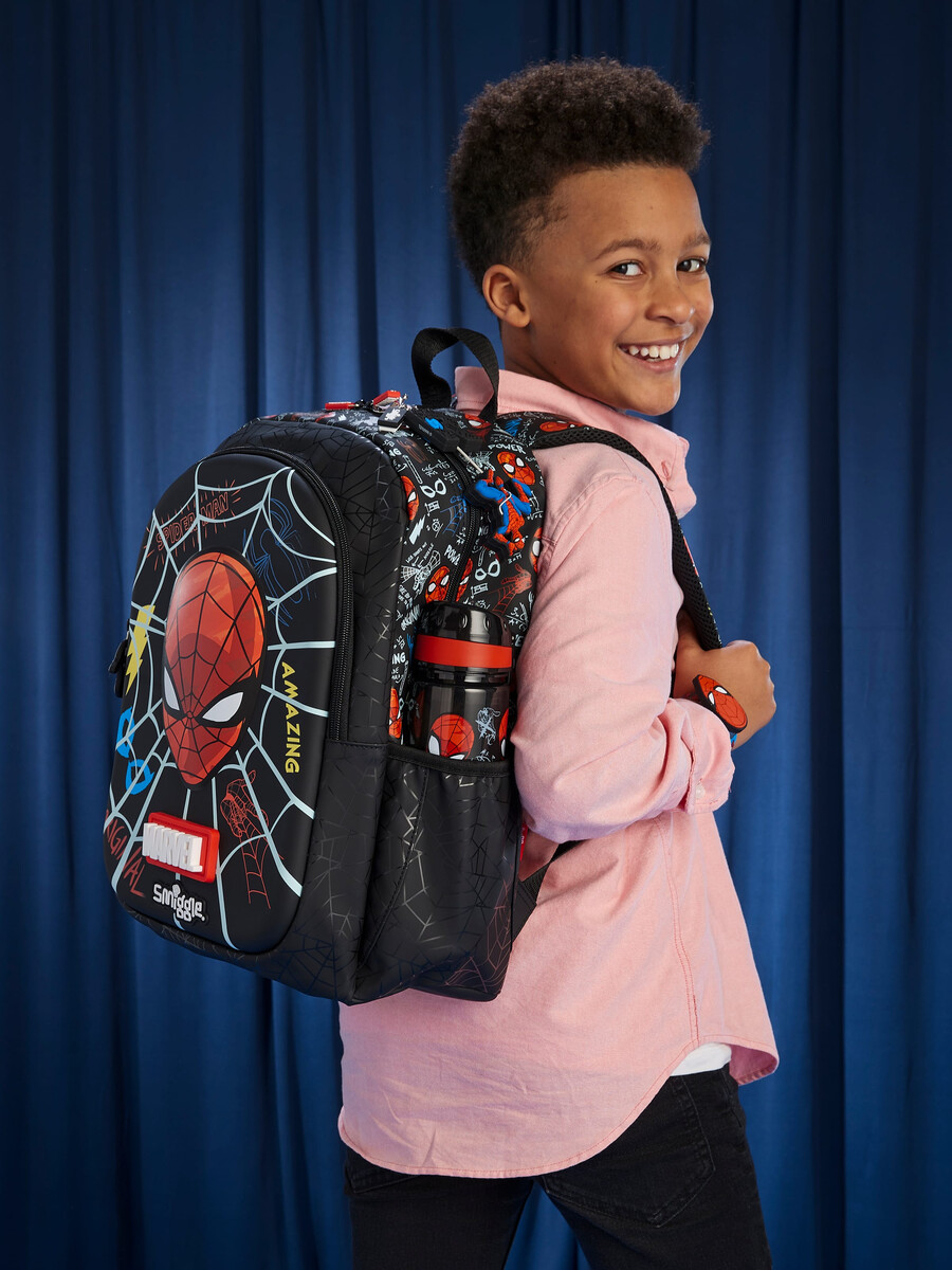 mochila clásica de spider-man
