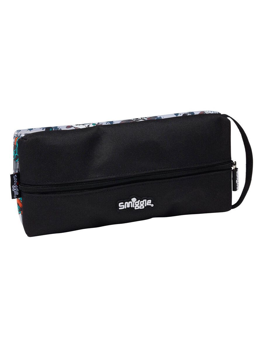 estuche para lápices con cremallera y diseño aventurero