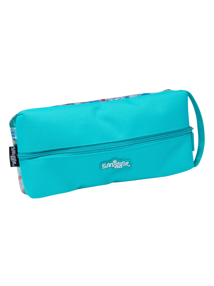 estuche para lápices con cremallera y diseño aventurero