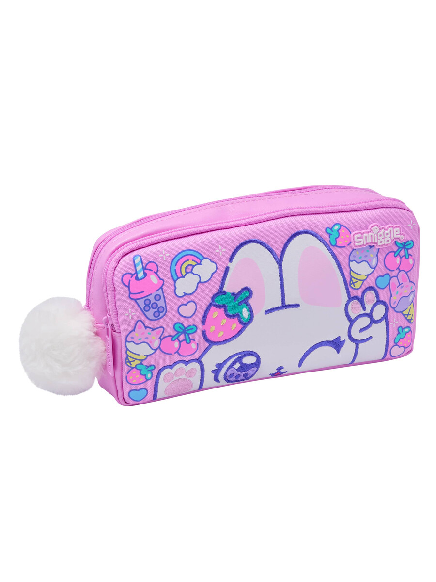estuche de bolsillo para lápices con diseño de personajes de bright eyes