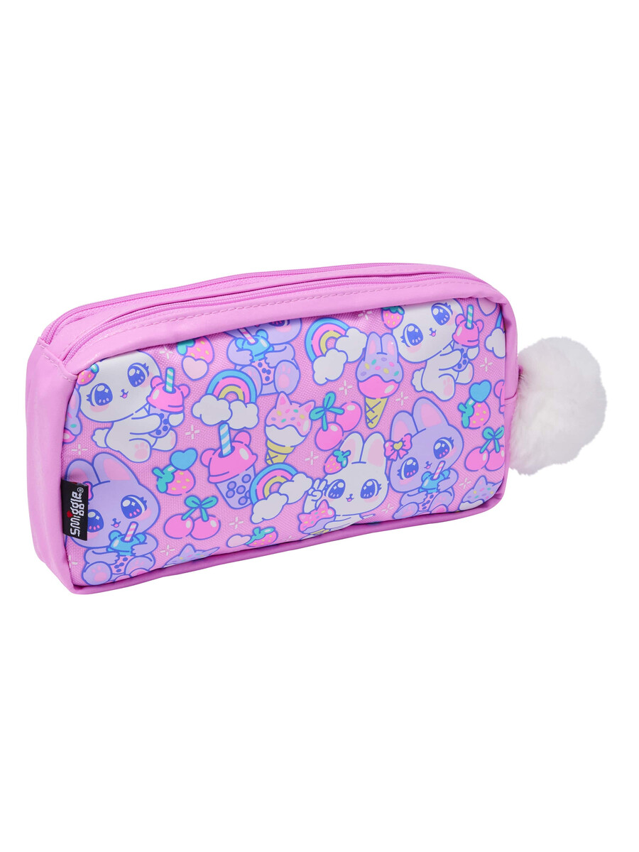 estuche de bolsillo para lápices con diseño de personajes de bright eyes