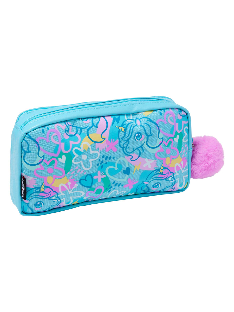 estuche de bolsillo para lápices con diseño de personajes de bright eyes