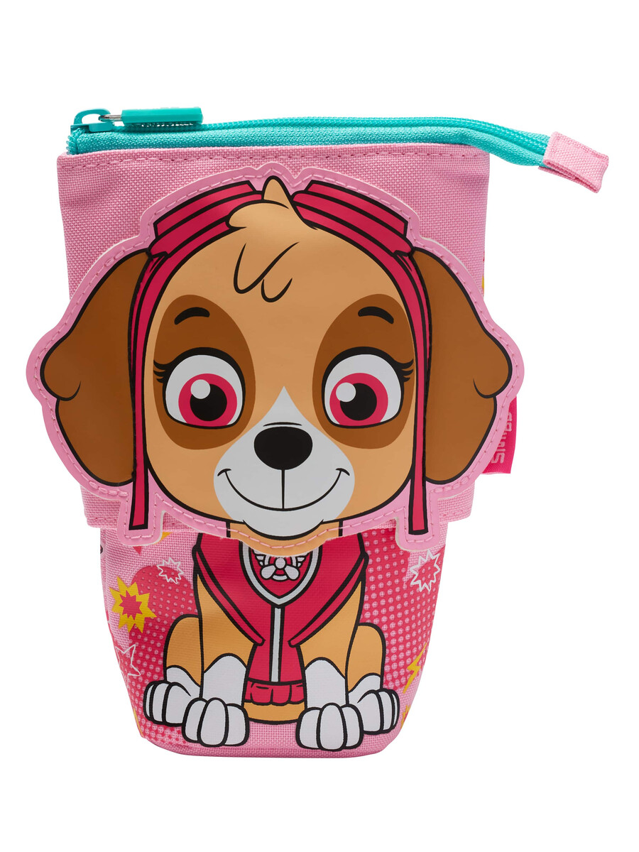 estuche para lápices 2 en 1 paw patrol stand n slide