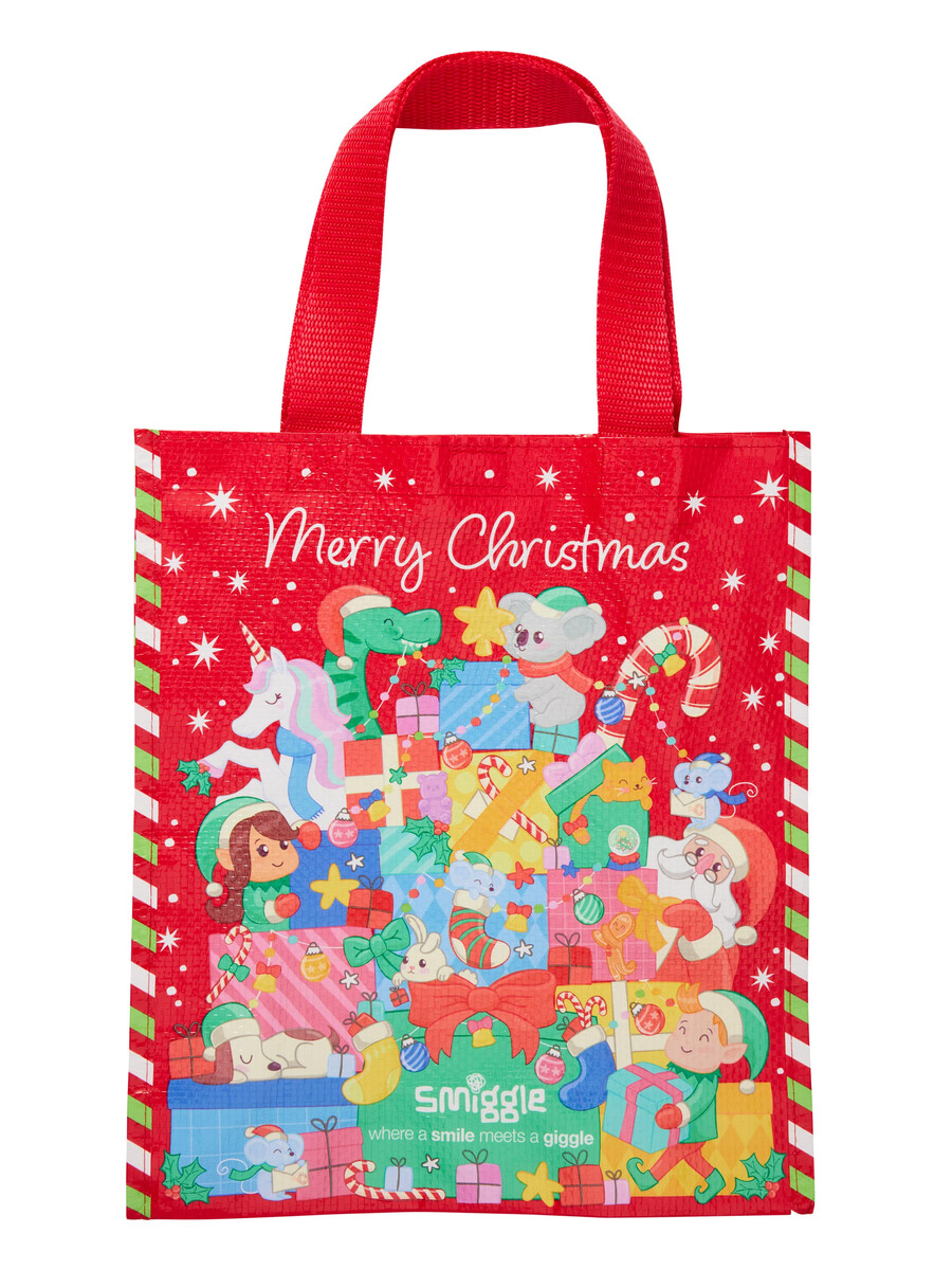 bolsa pequeña reutilizable de navidad