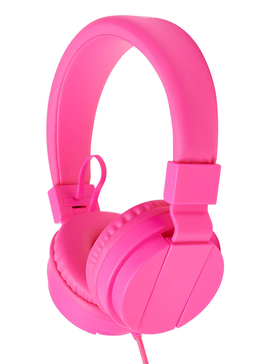auriculares plegables clásicos de neón