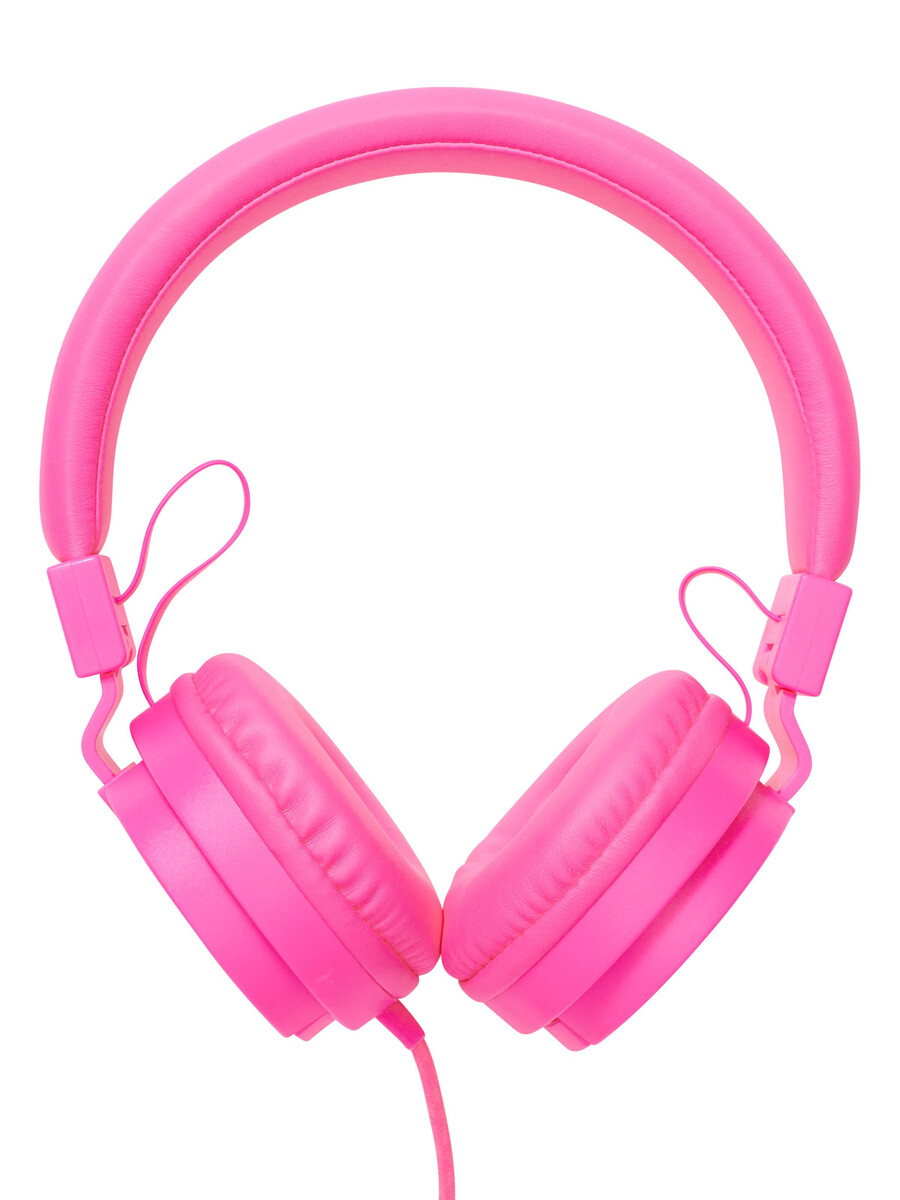 auriculares plegables clásicos de neón