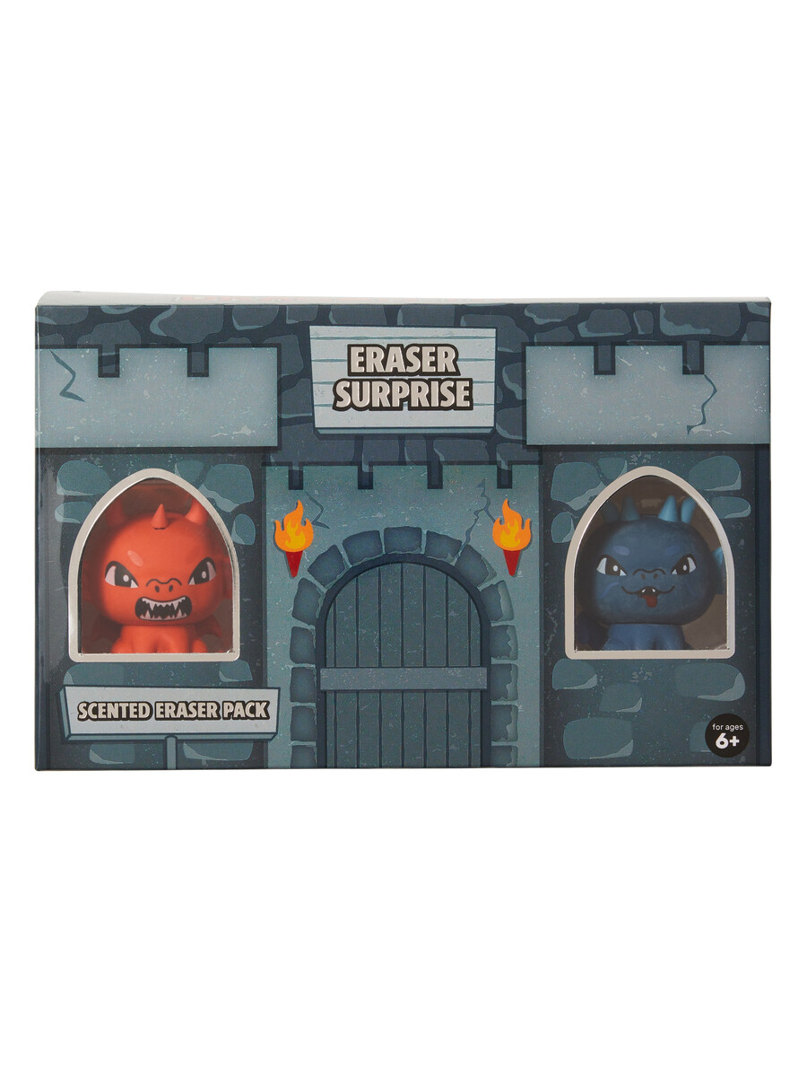 paquete de regalo de gomas de borrar dragon trails