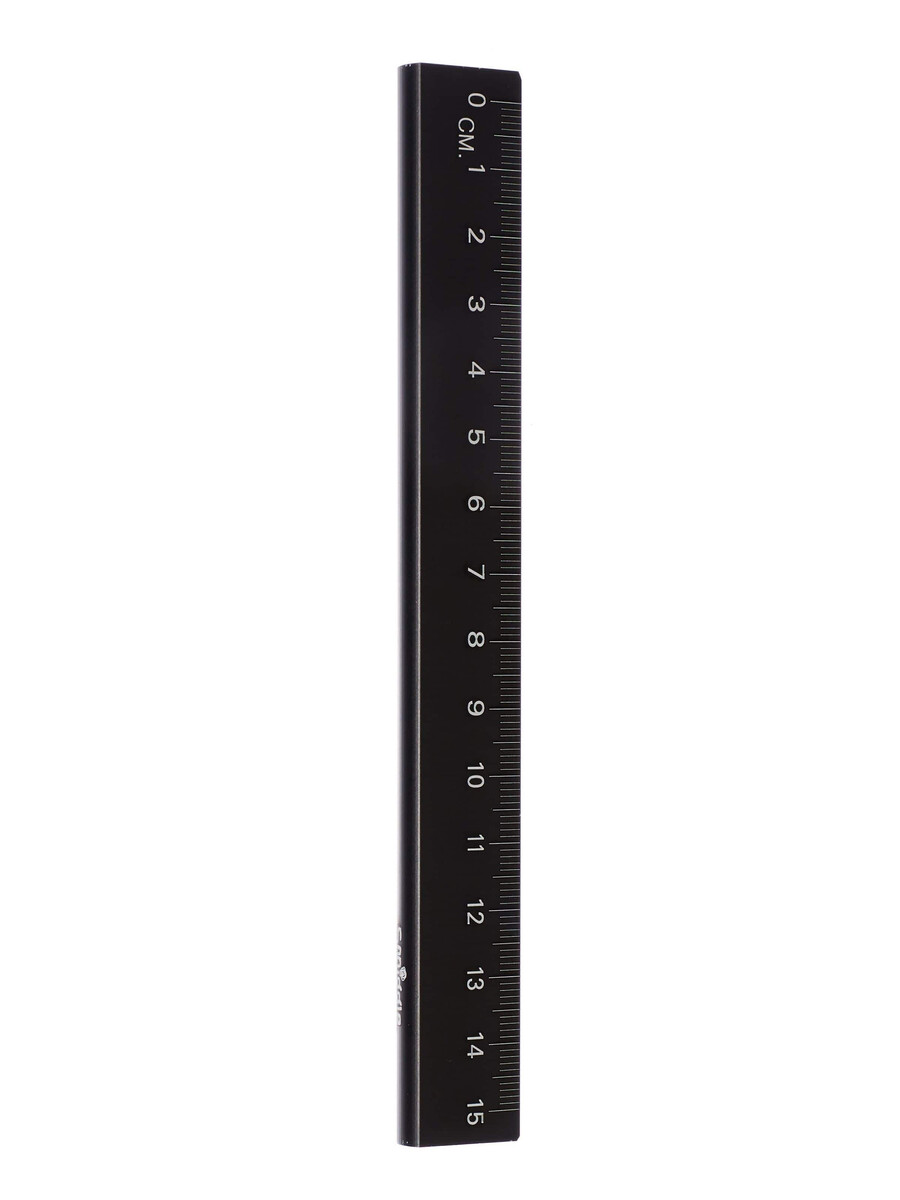 regla metálica de 15 cm