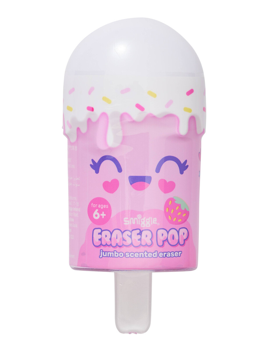 goma de borrar gigante perfumada pop
