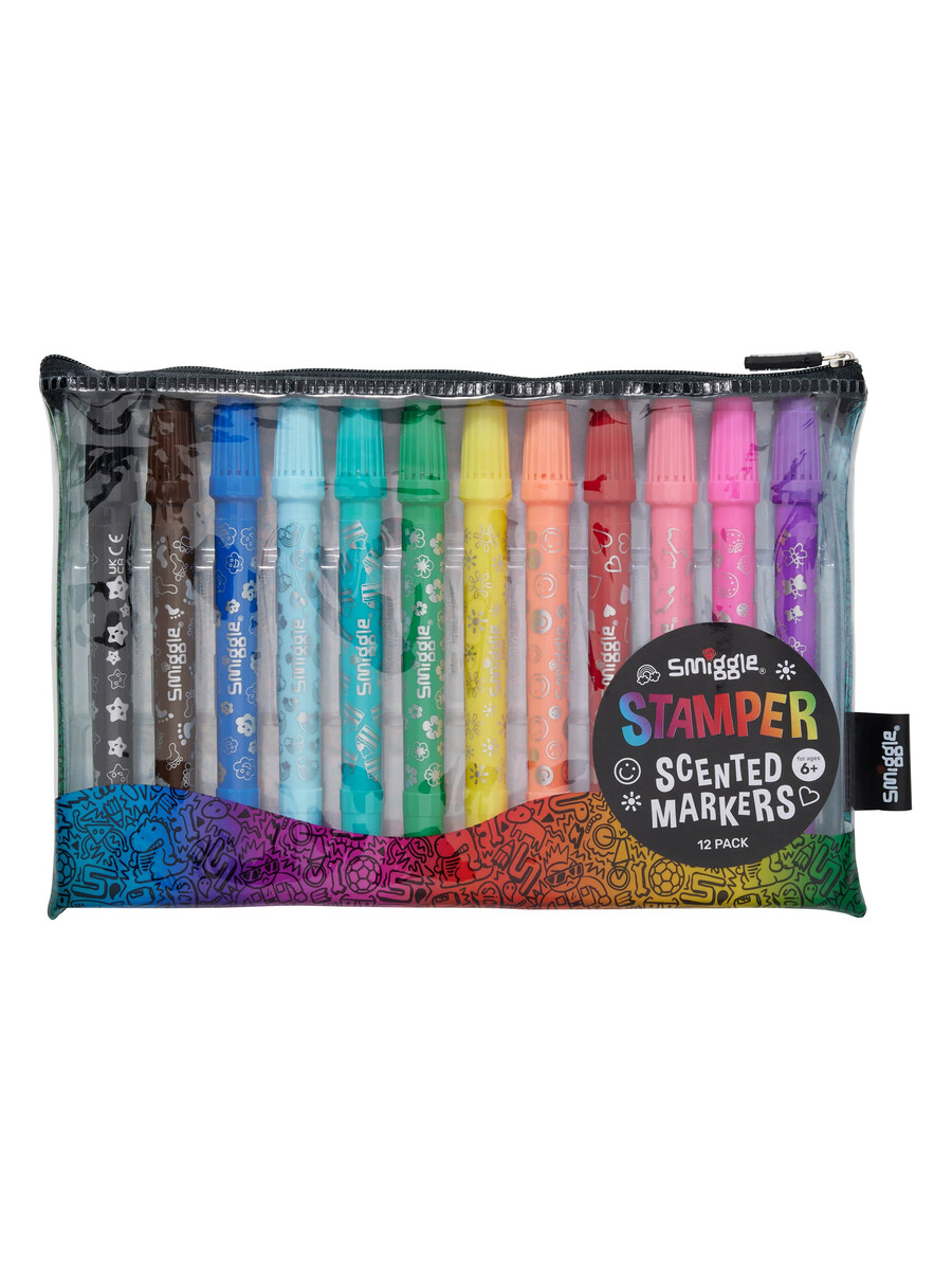 paquete de 12 rotuladores perfumados stamper