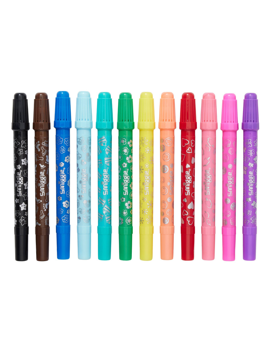 paquete de 12 rotuladores perfumados stamper