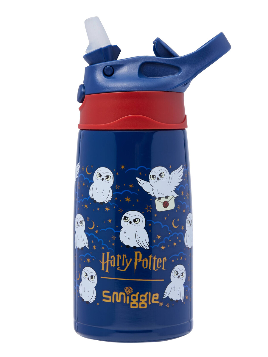 botella de acero inoxidable hedwig junior con tapa abatible de 400 ml