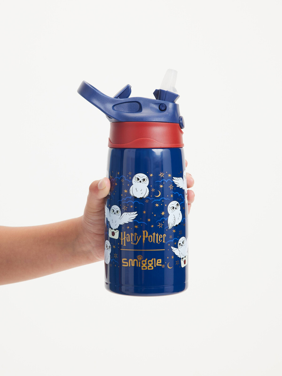 botella de acero inoxidable hedwig junior con tapa abatible de 400 ml